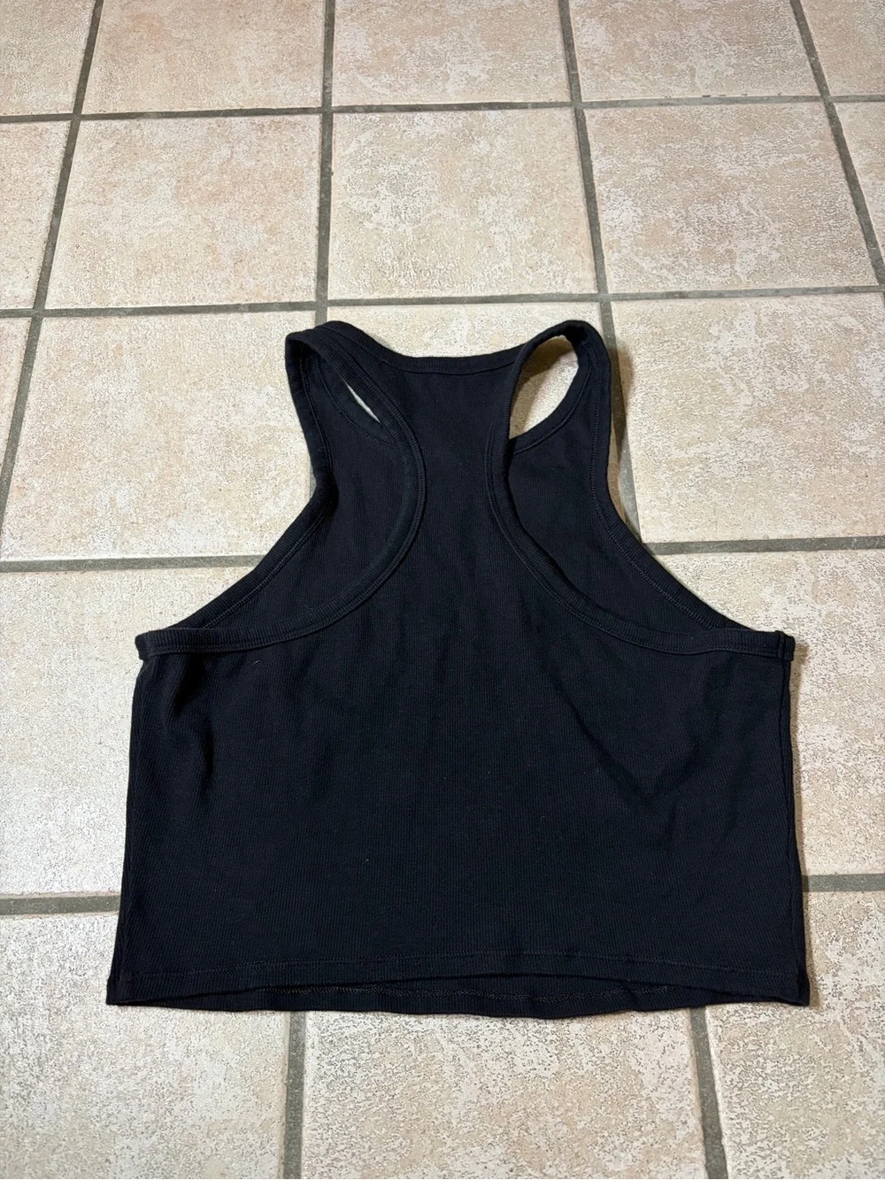 NWOT ALO Ribbed Aspire Tank (Black) Size L